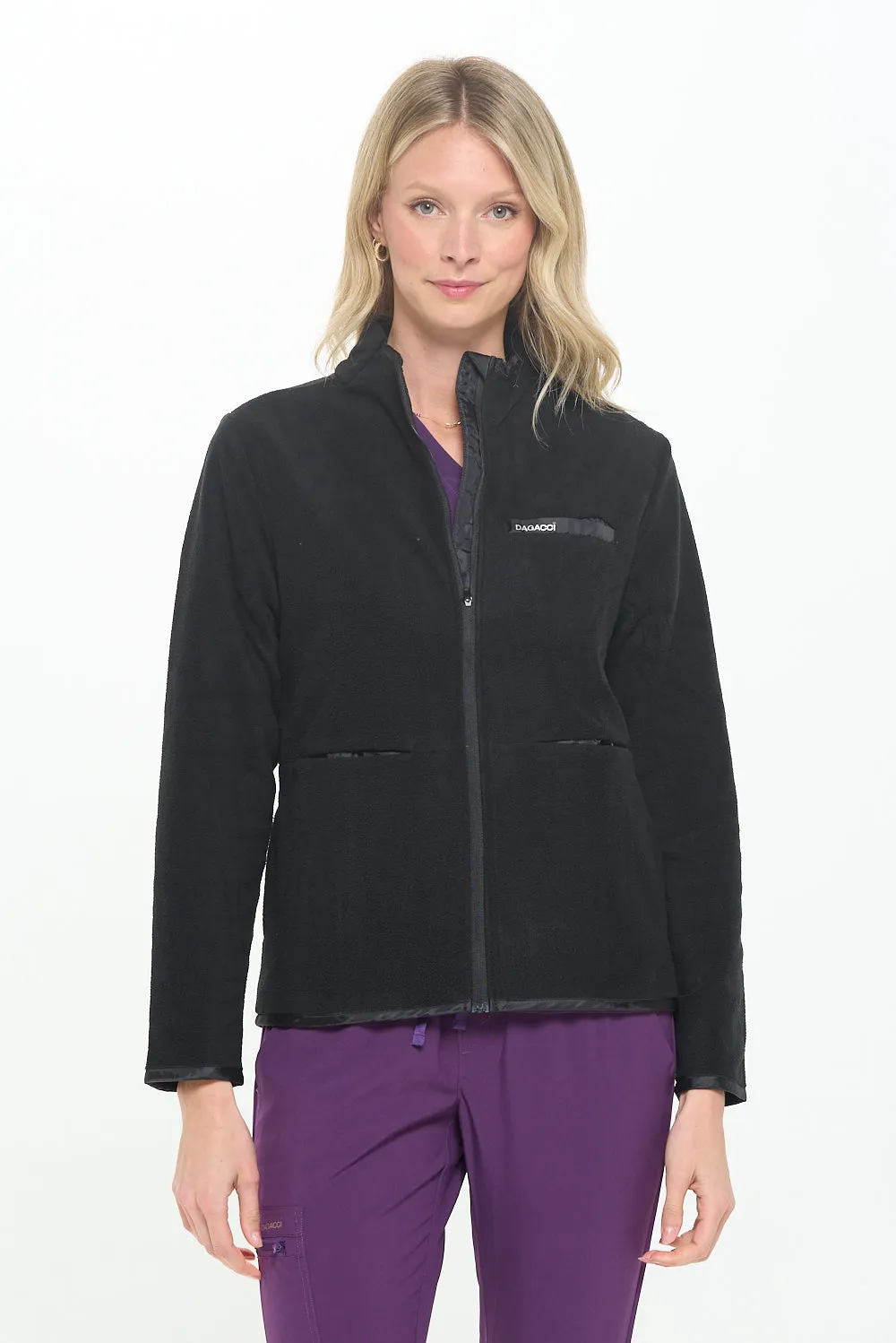 UNISEX WARM UP ZIP UP FLEECE JACKET