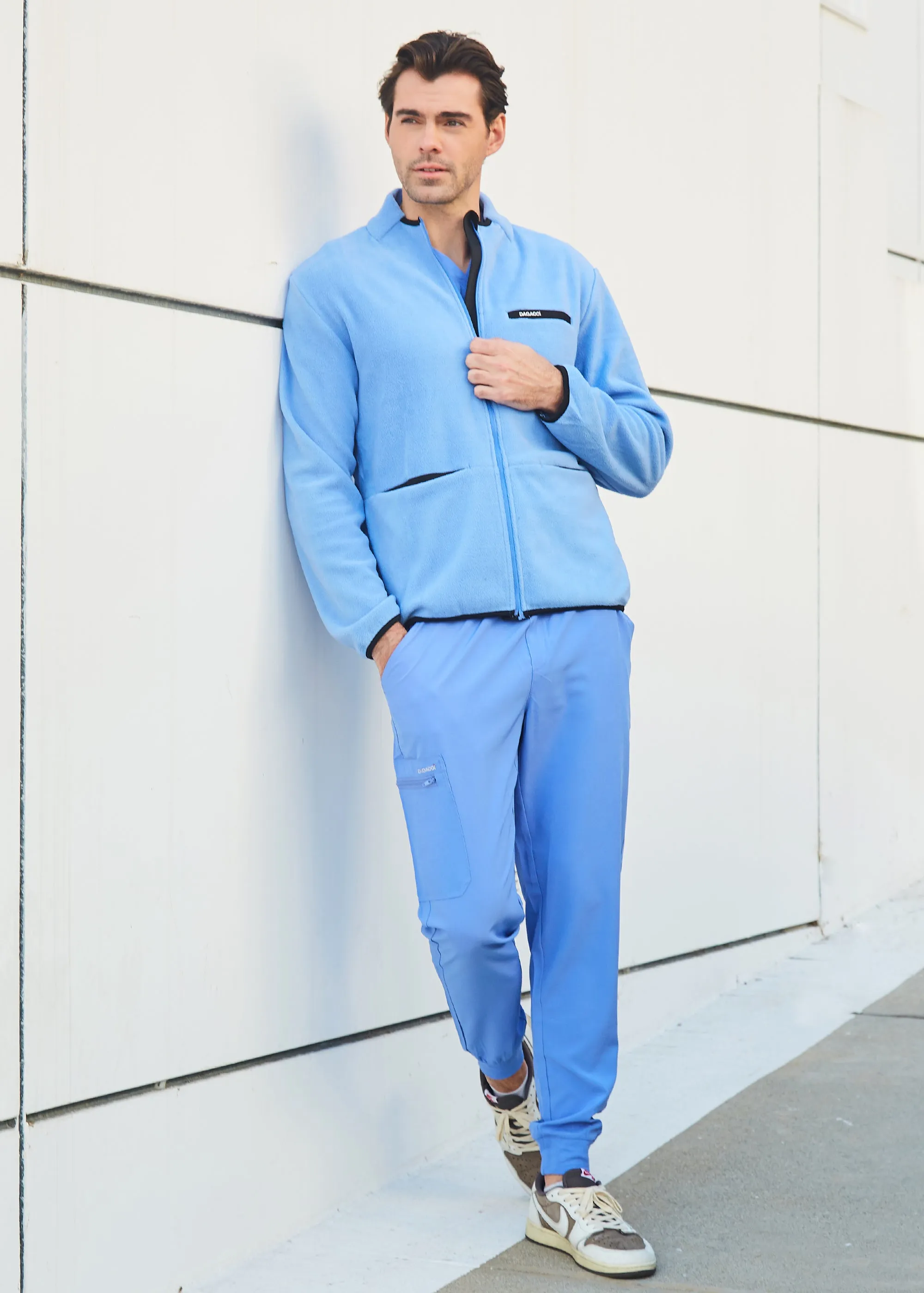 UNISEX WARM UP ZIP UP FLEECE JACKET
