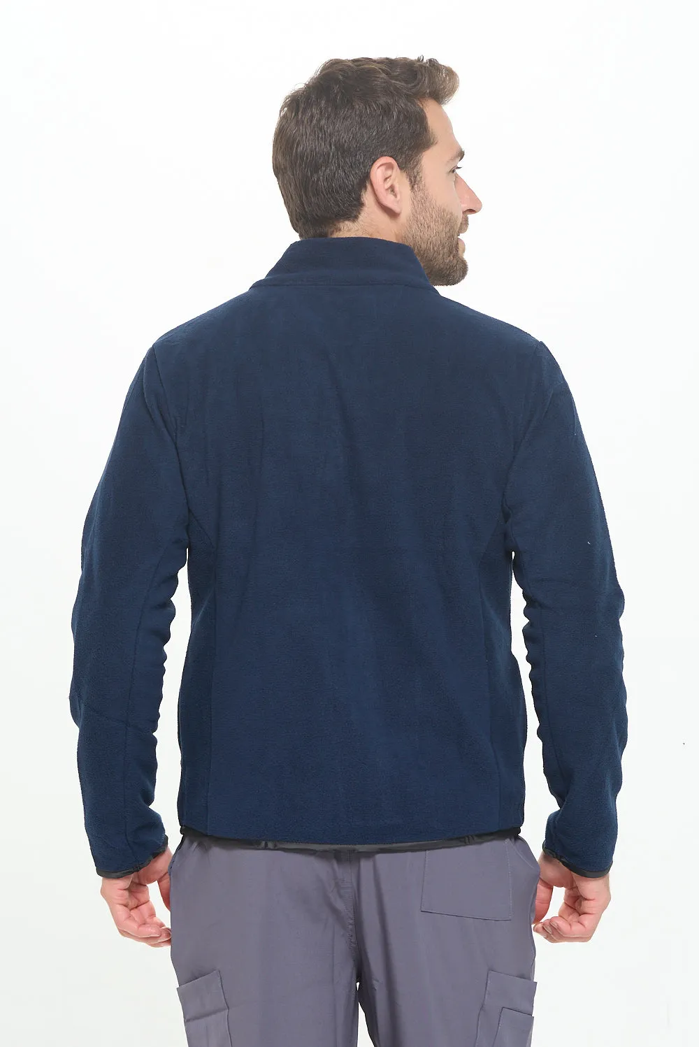 UNISEX WARM UP ZIP UP FLEECE JACKET