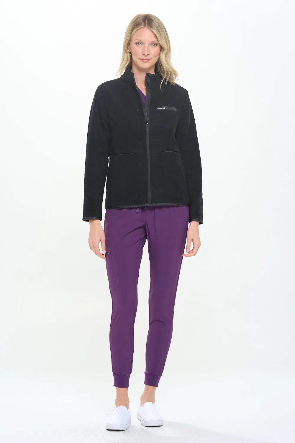 UNISEX WARM UP ZIP UP FLEECE JACKET