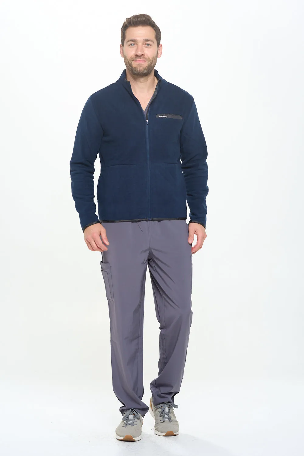 UNISEX WARM UP ZIP UP FLEECE JACKET