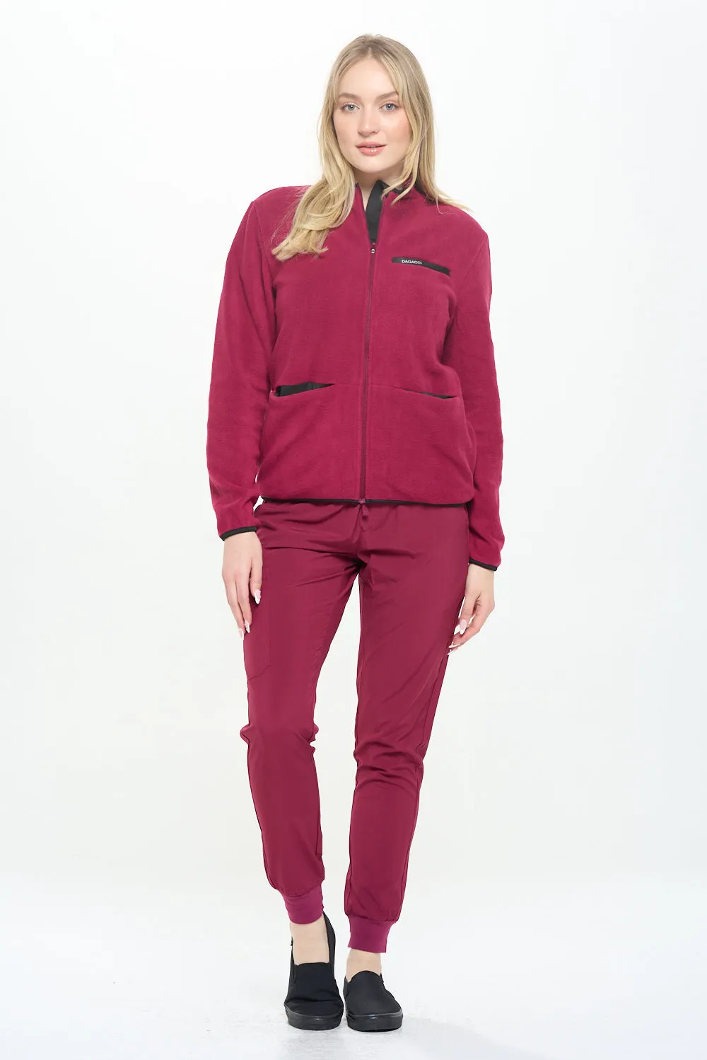 UNISEX WARM UP ZIP UP FLEECE JACKET