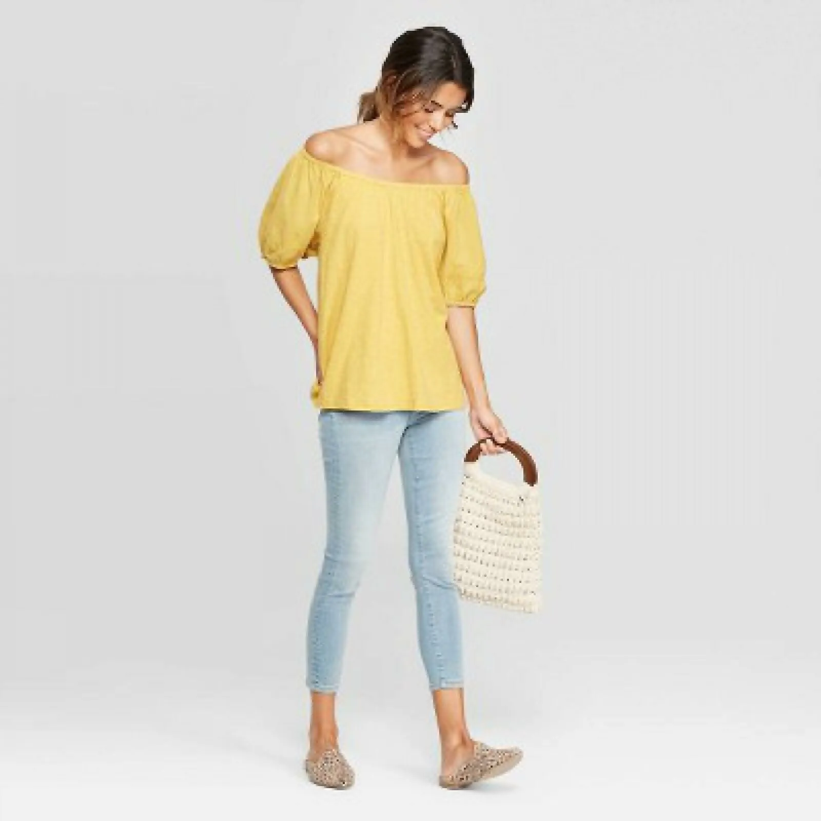 Universal Thread Women's Puff Short Sleeve T-Shirt