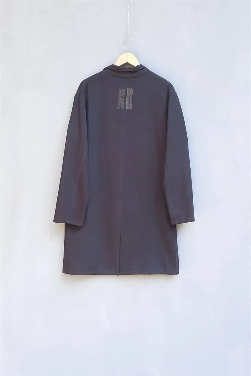 Urvashi Kaur   I   Dunhua JACKET SOMBRA organic cotton charcoal TESSELLATE- 106