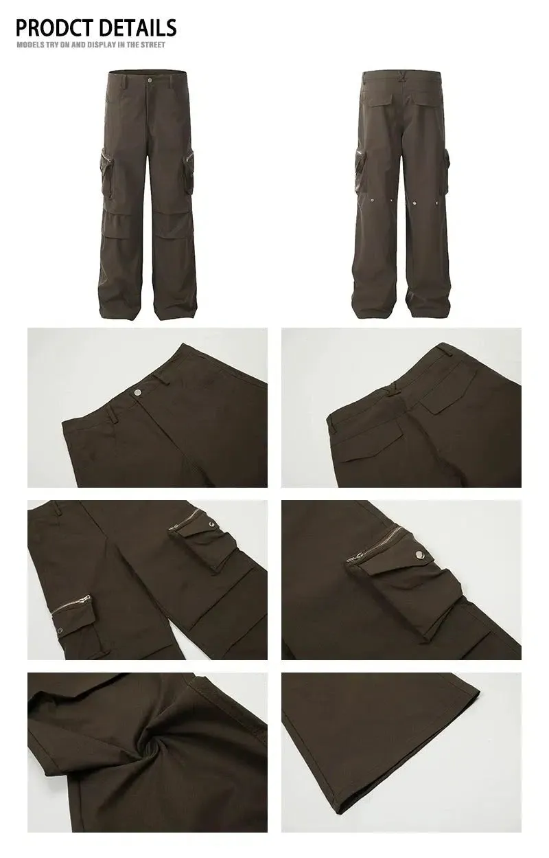 Utility Style Multi-Pocket Cargo Pants