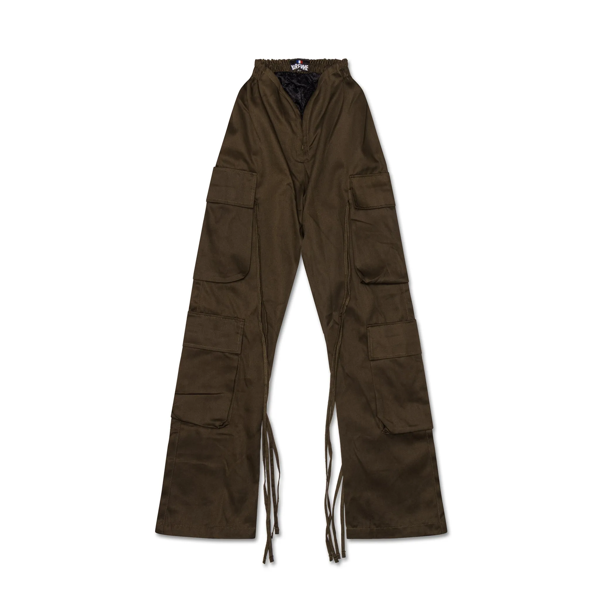 V Cut Olive Khaki Pants