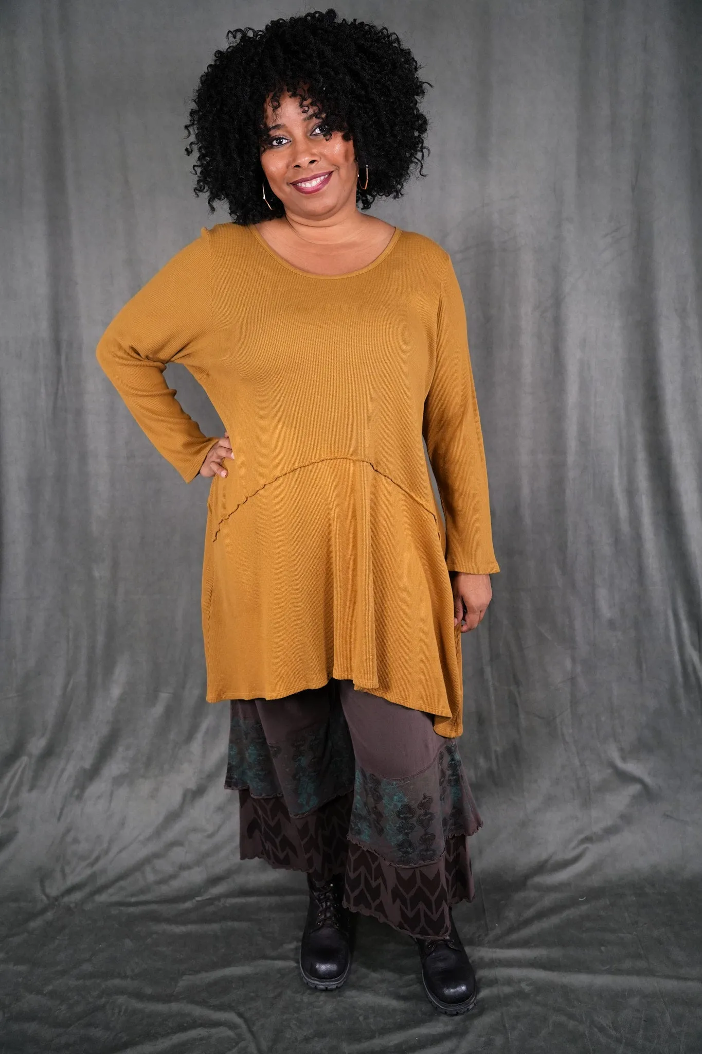 V1315 Thermal Tunic Palo Santo-Unprinted