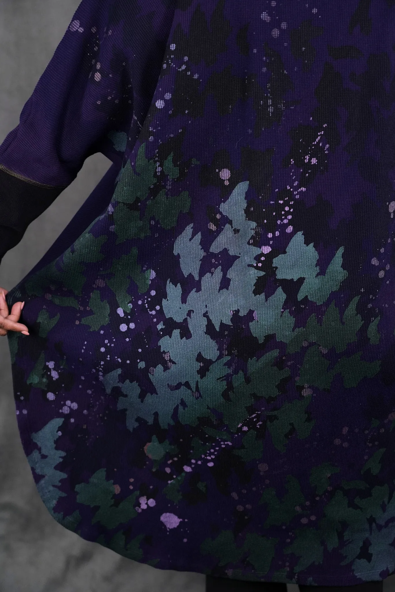 V1321 Natural City Tunic Purple-P