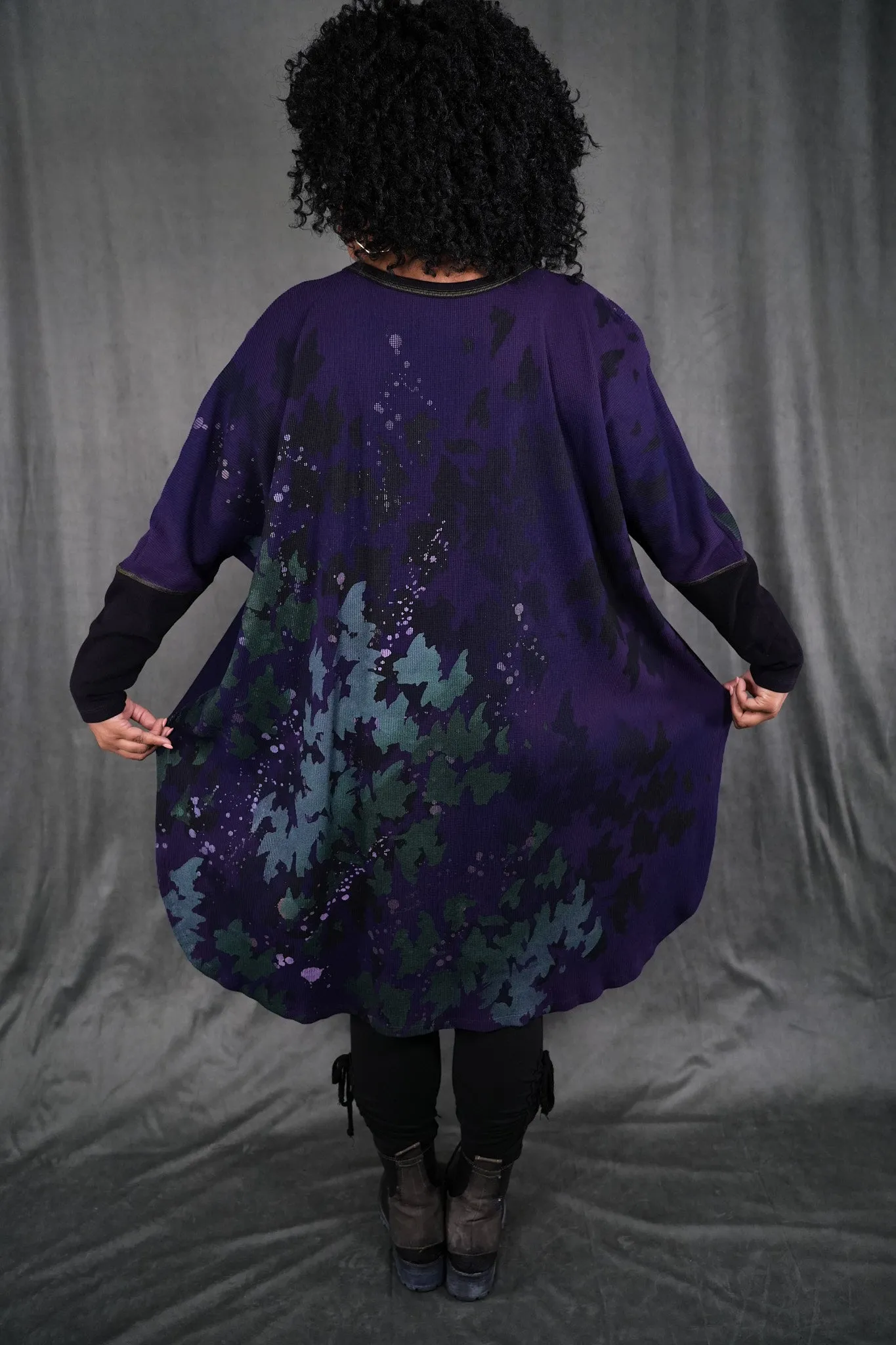V1321 Natural City Tunic Purple-P
