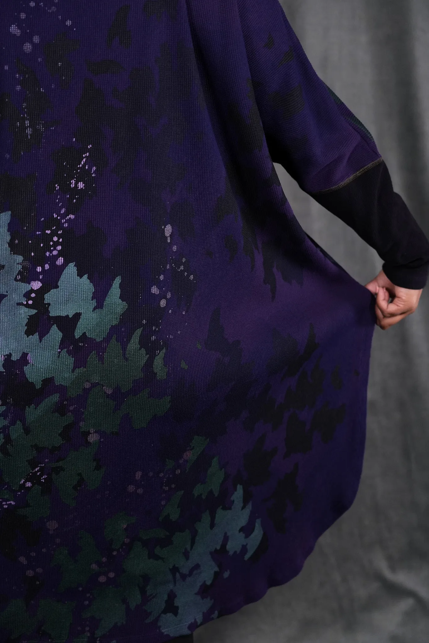 V1321 Natural City Tunic Purple-P