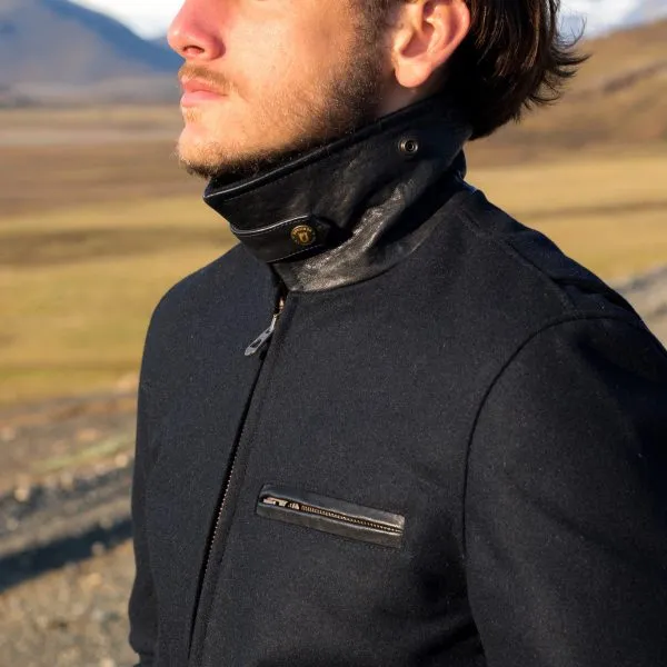 Varenne Navy Blue Wool Jacket