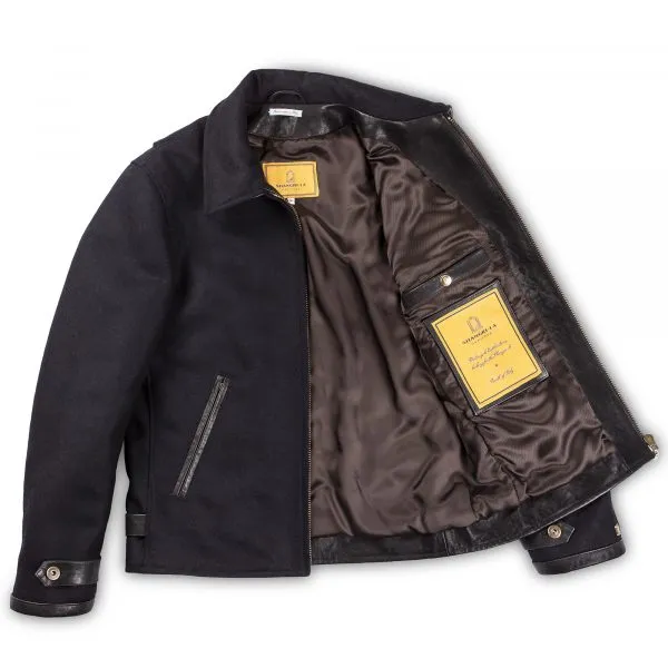 Varenne Navy Blue Wool Jacket