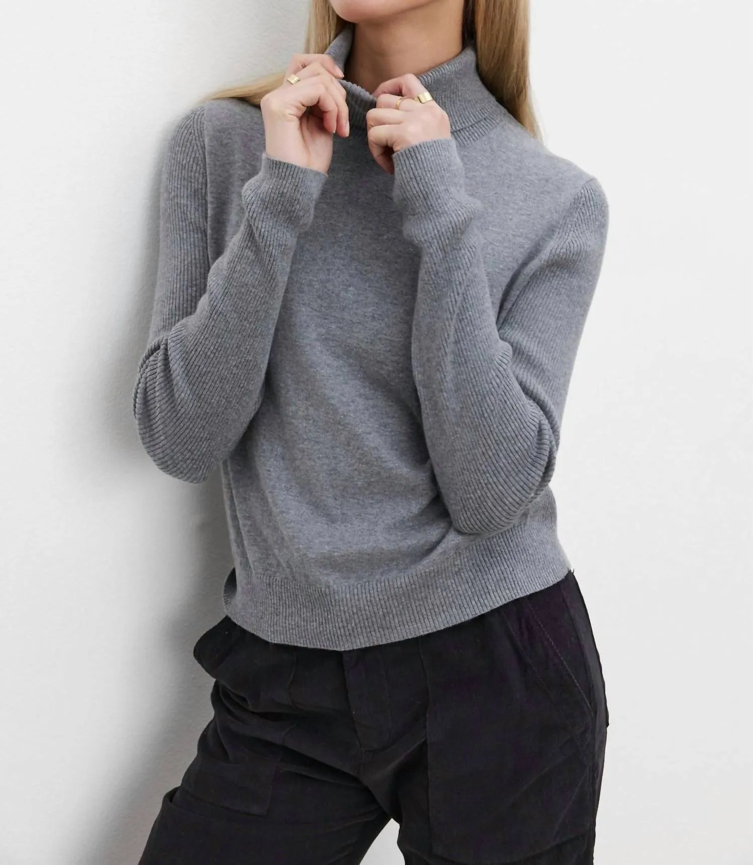 Velvet By Graham & Spencer - korie lux turtleneck sweater