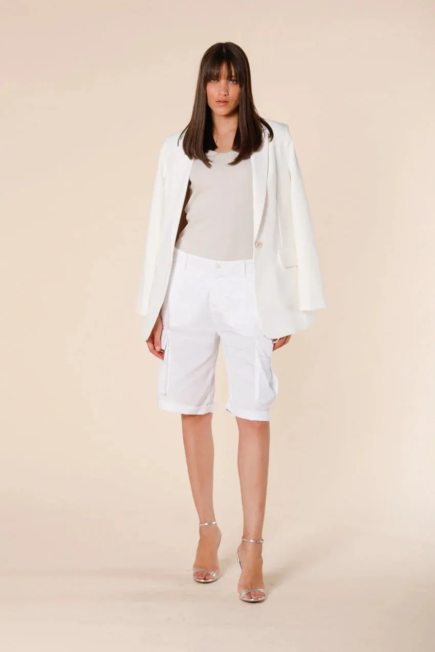VICTORIA BERMUDA CARGO - WHITE