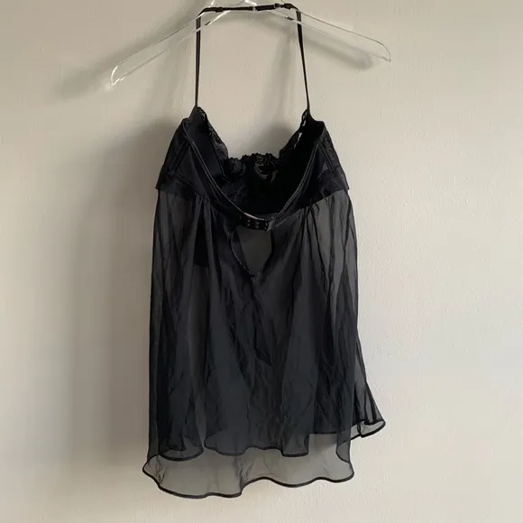 Victoria’s Secret Lace Bra Sheer Babydoll slip
