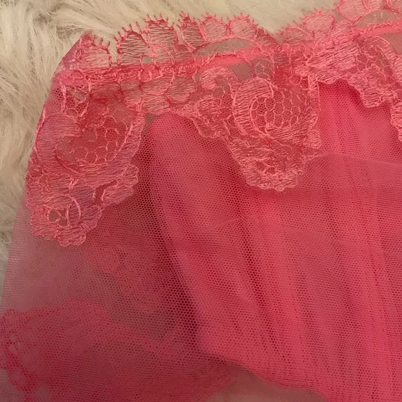 Victoria’s Secret Sheer Floral Teddy
