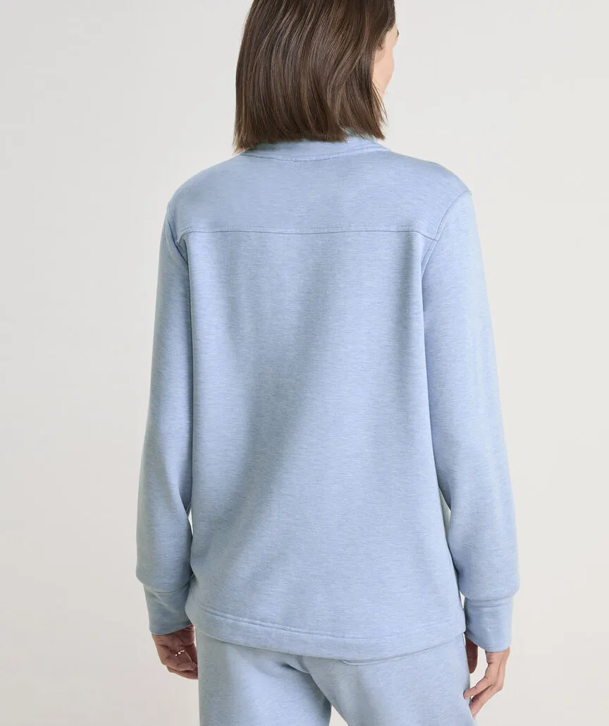 Vineyard Vines Dreamcloth Funnel Neck Shep Shirt