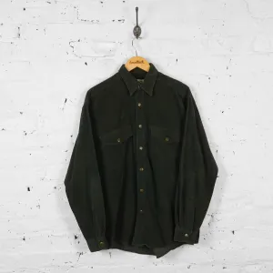 Vintage Corduroy Shirt - Black - M