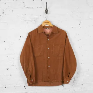 Vintage Corduroy Shirt - Brown - M