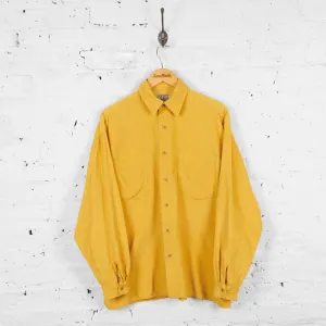 Vintage Corduroy Shirt - Yellow - M