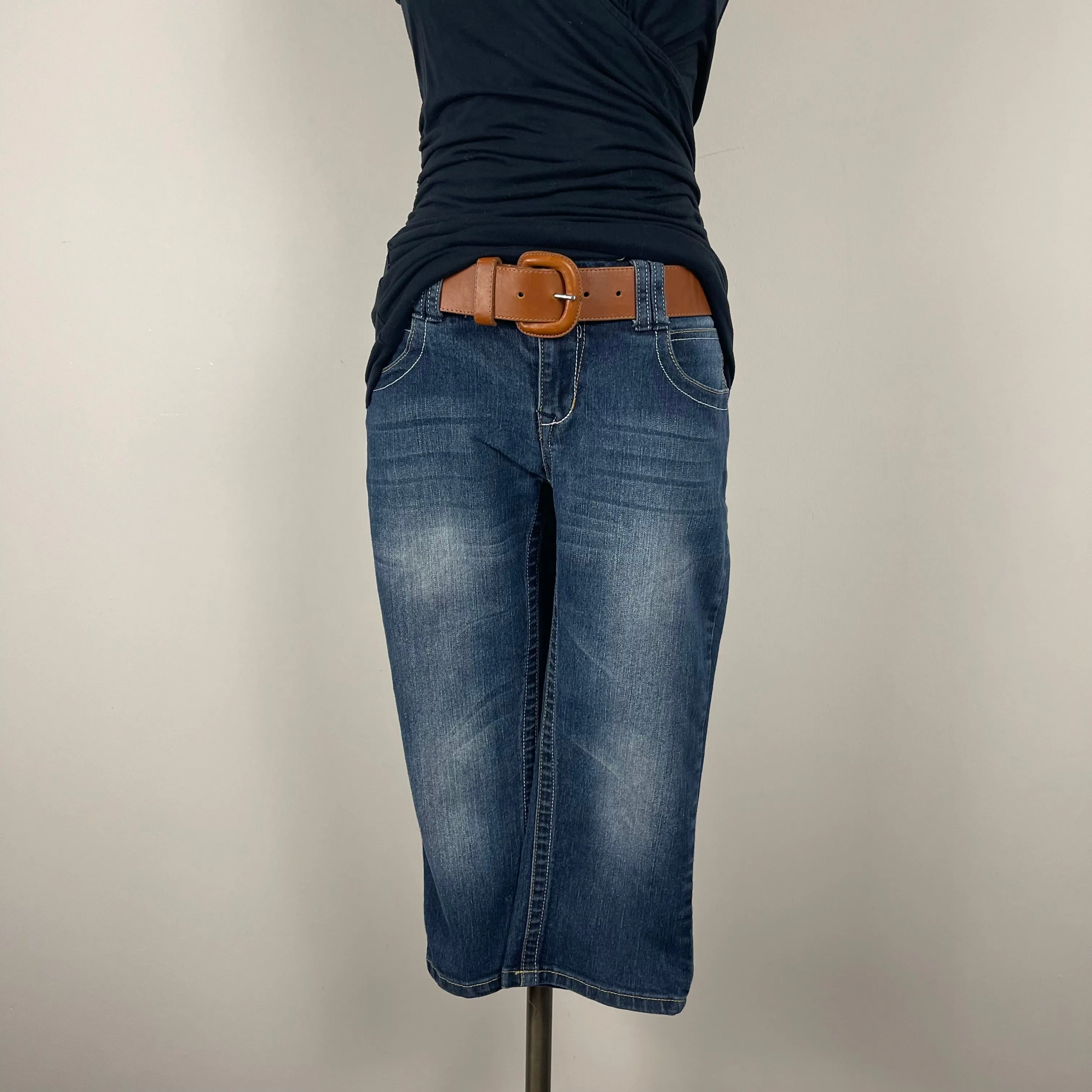 Vintage Denim Capris