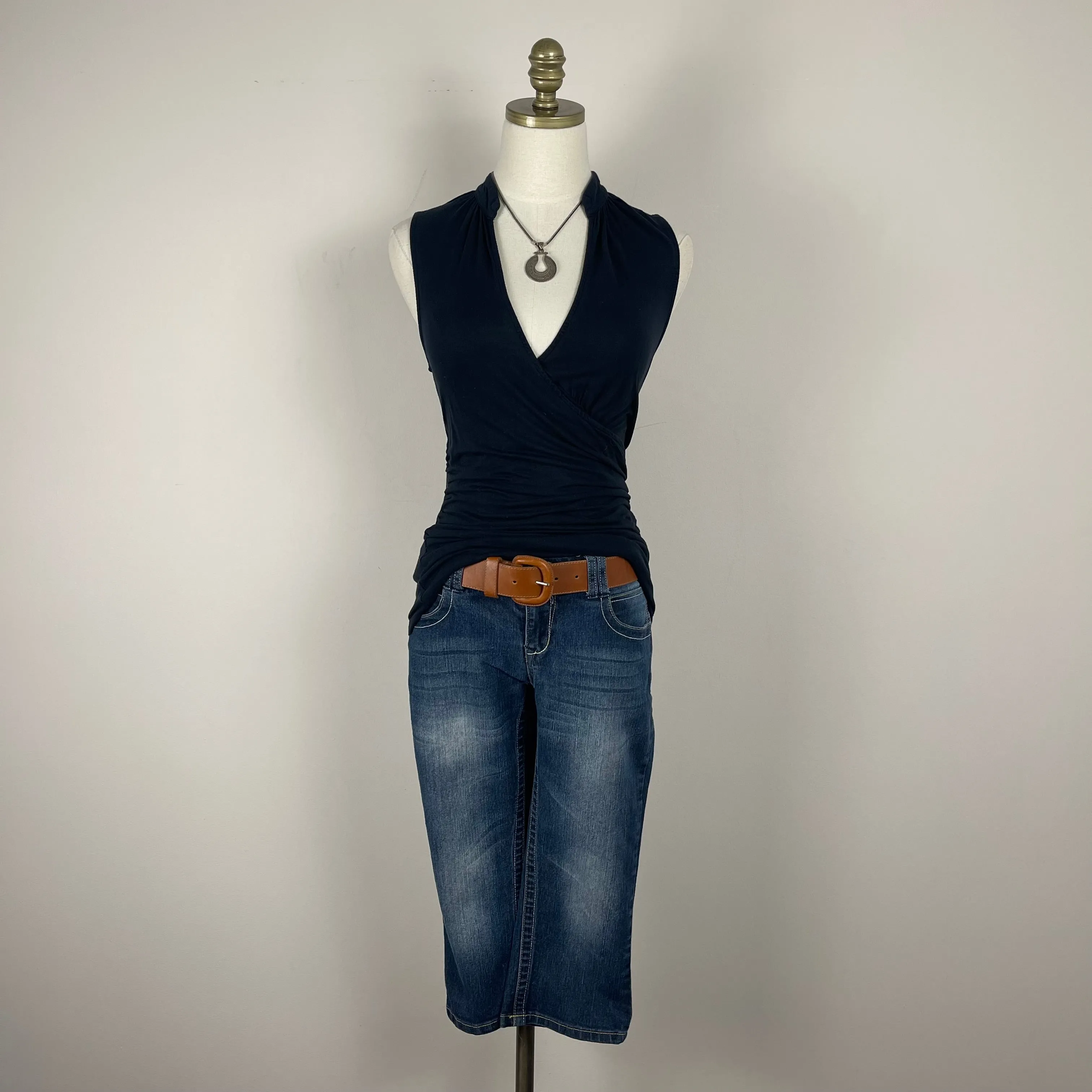 Vintage Denim Capris