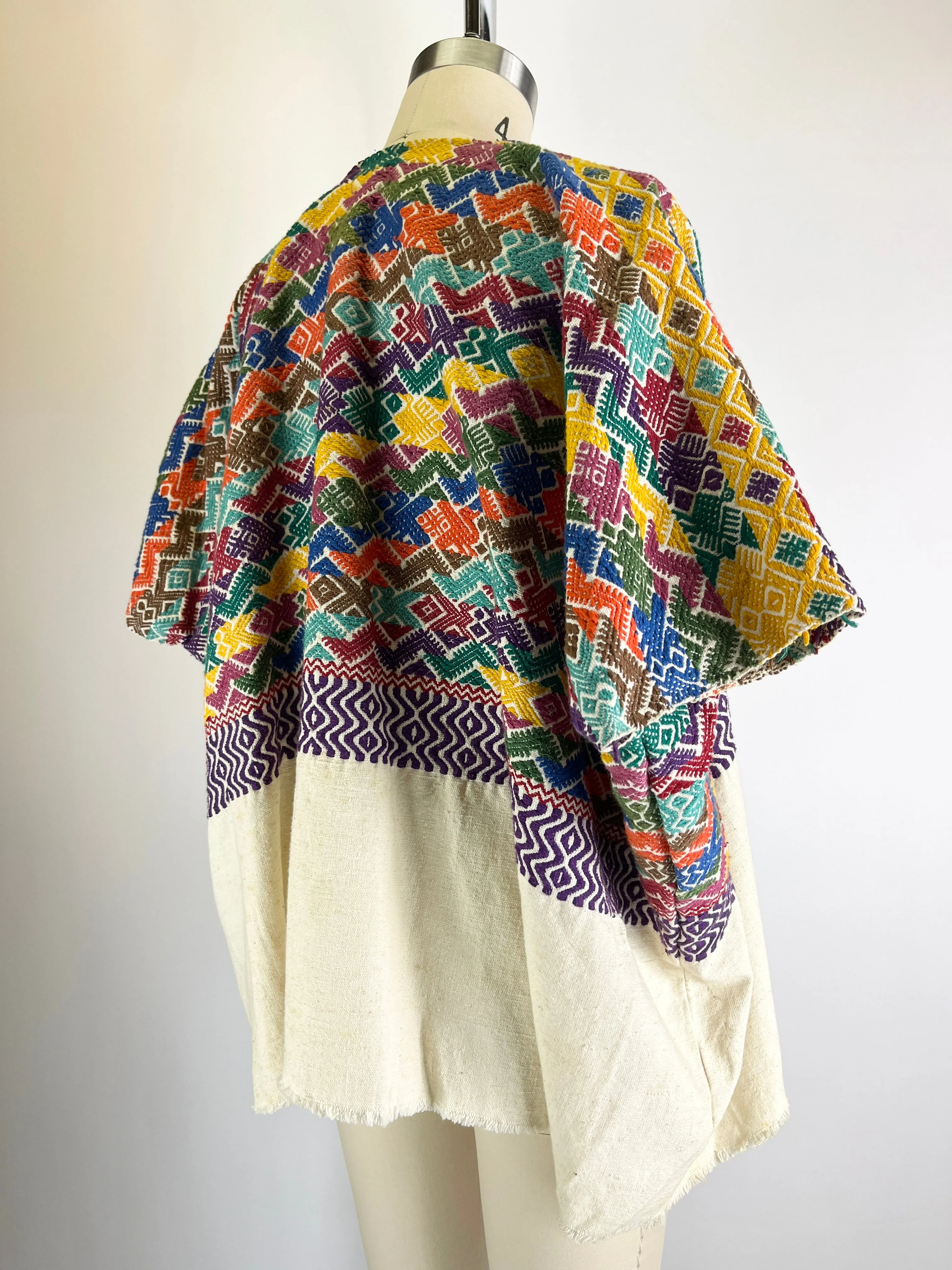 Vintage Embroidered Huipil