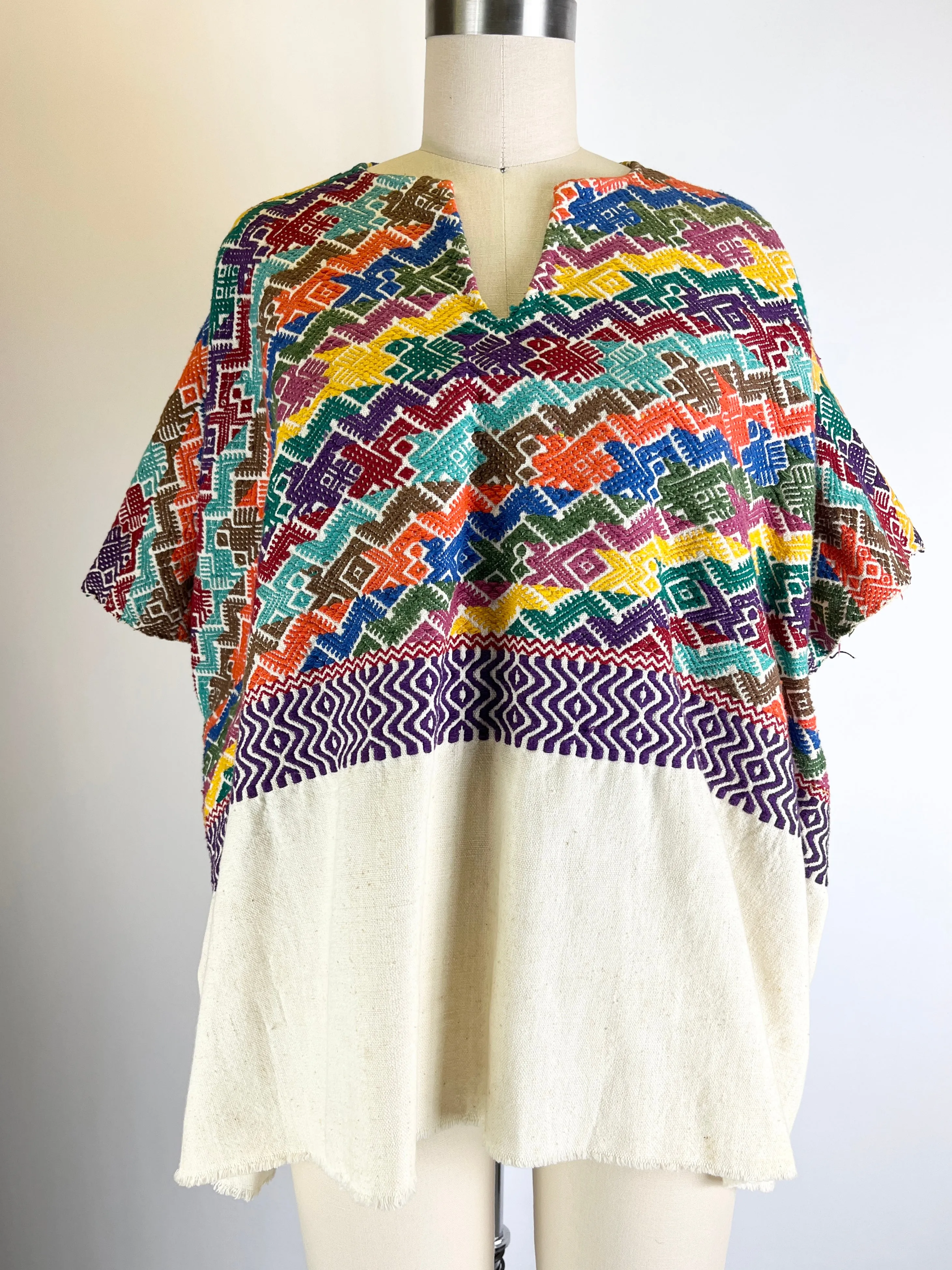 Vintage Embroidered Huipil