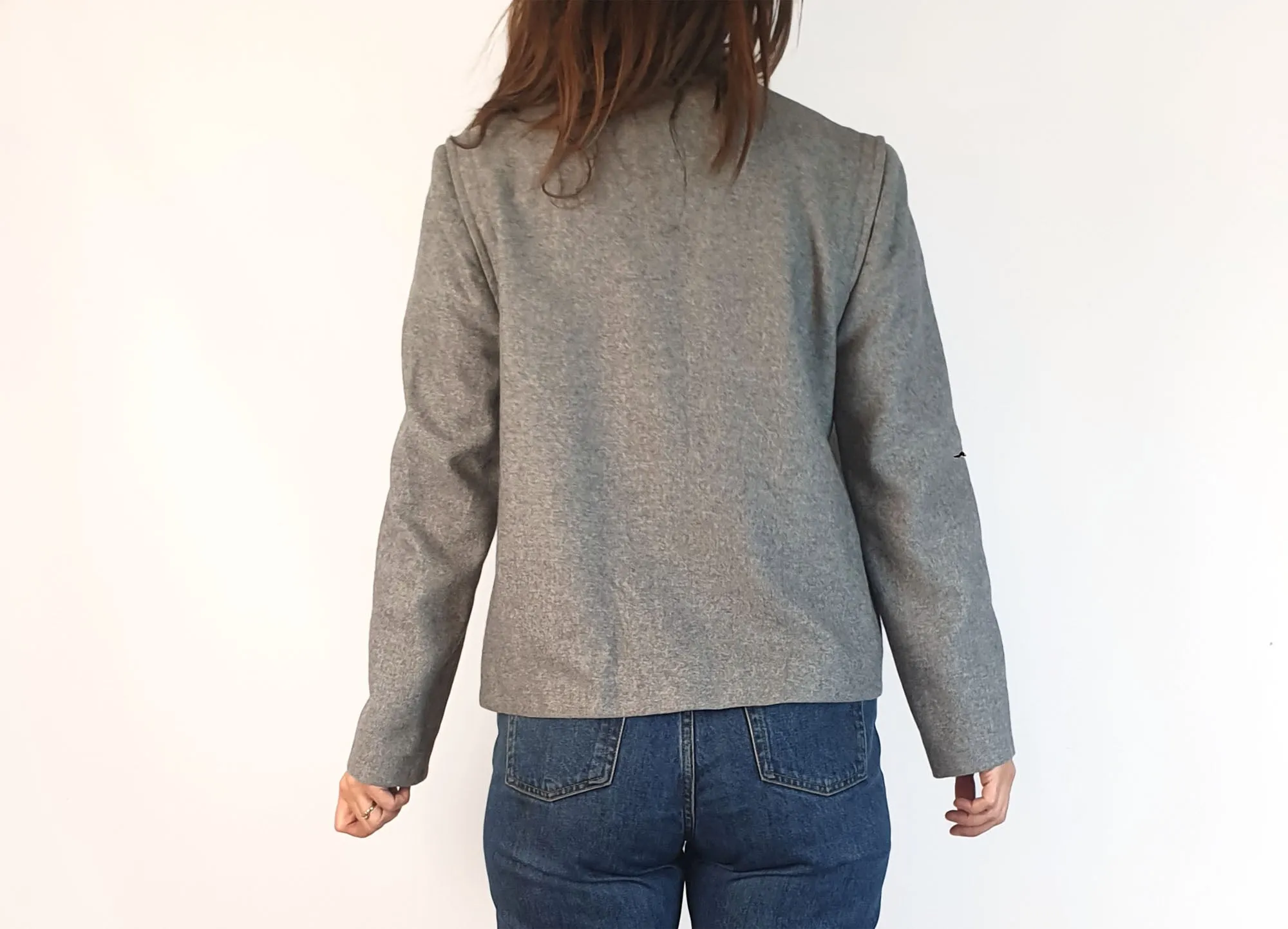 Vintage Katies grey wool lined jacket size 8