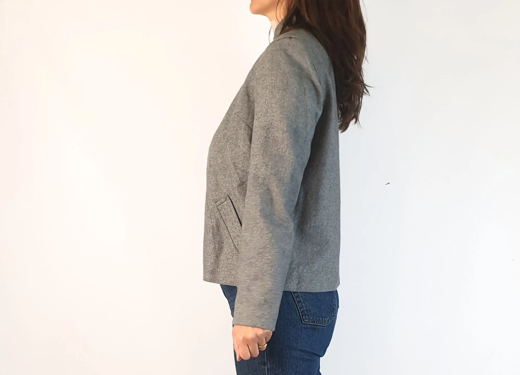 Vintage Katies grey wool lined jacket size 8