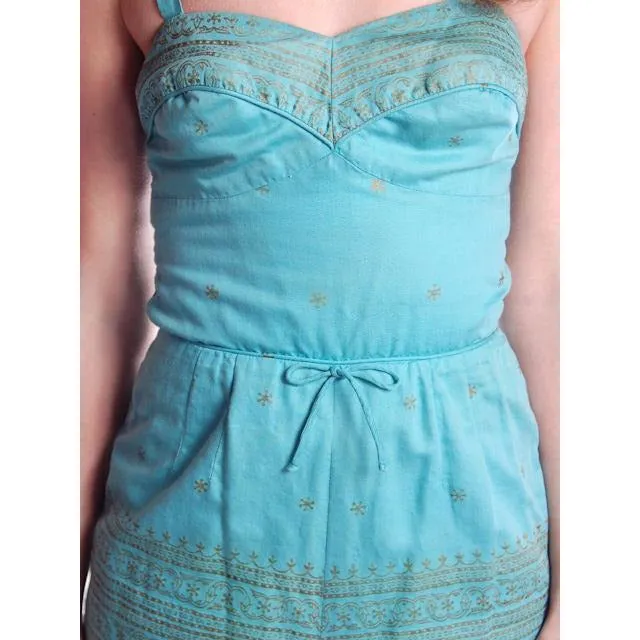 Vintage Malia Hawaii 3Pc Swimsuit , Capris & Tunic Pan Am Style 1950s Small