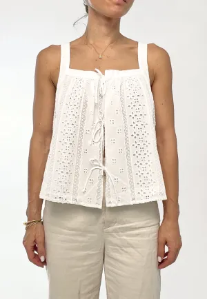Vivi Cotton Eyelet Top
