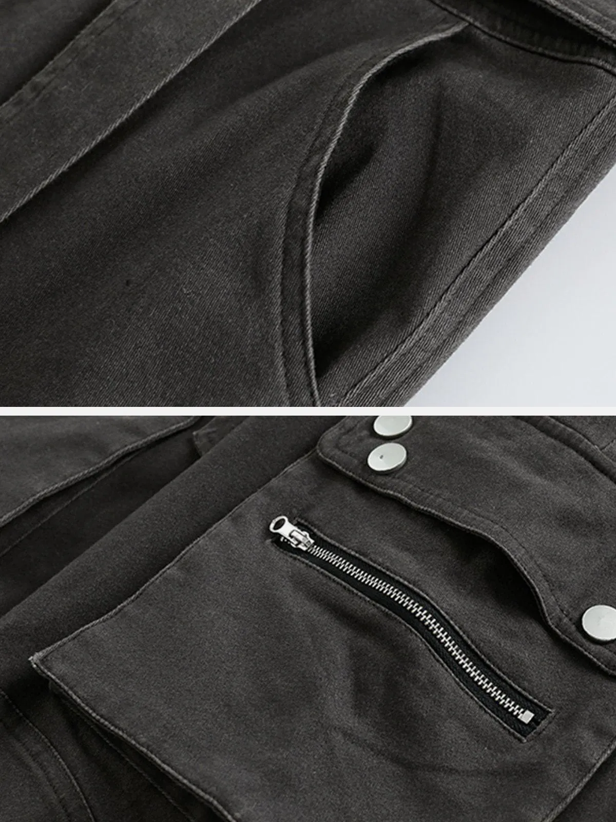 Waistband Multi-Pocket Cargo Pants
