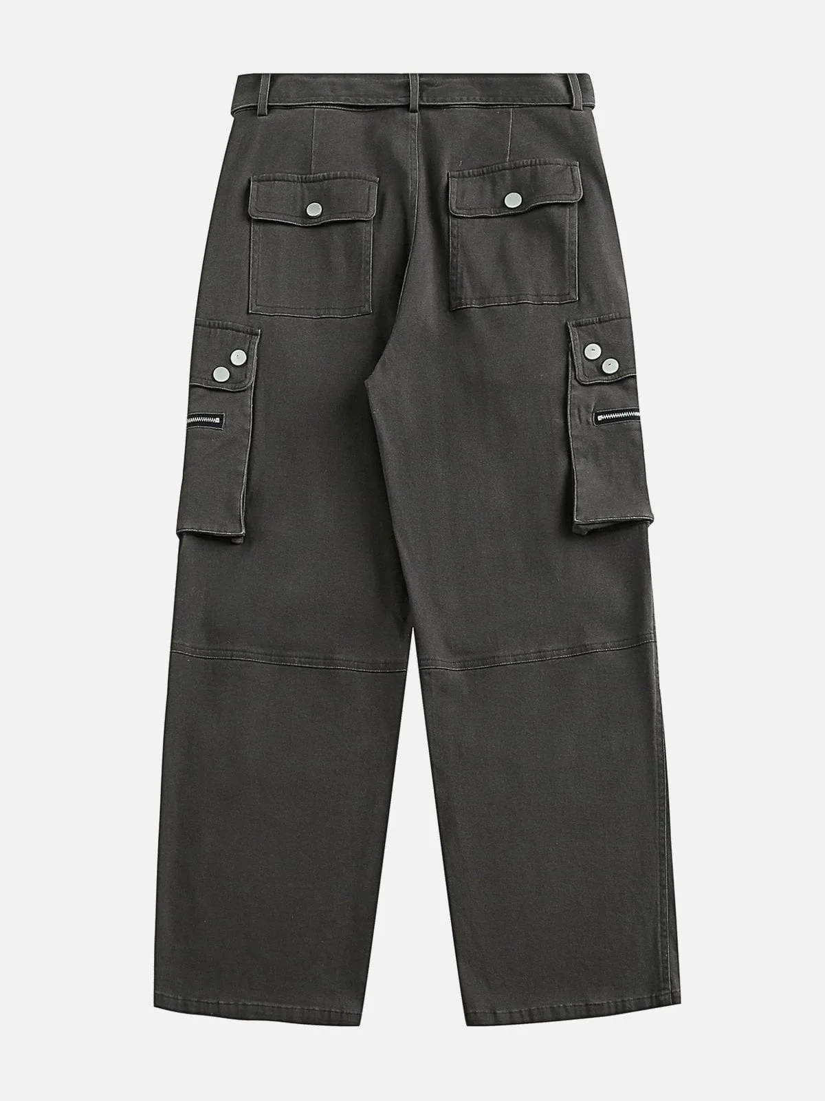 Waistband Multi-Pocket Cargo Pants