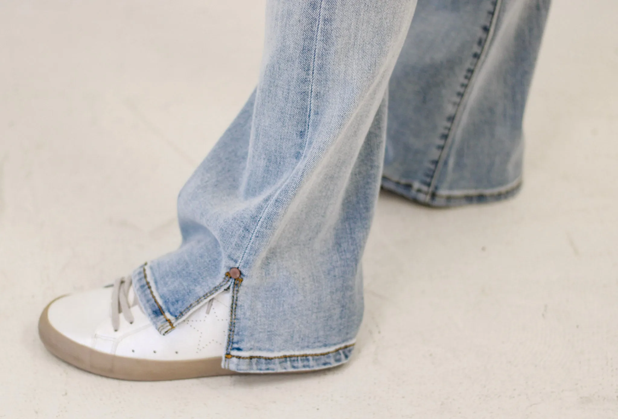Washed in Love Judy Blue Bootcut Jeans with Side Slit
