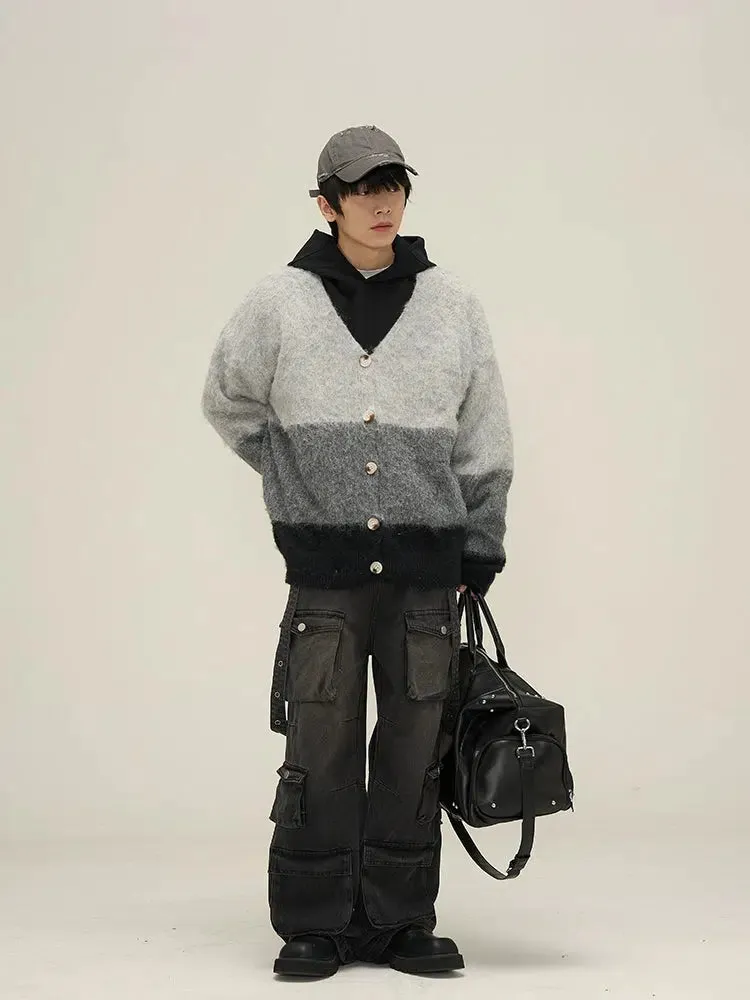 Washed Multi-pocket Ccargo eans