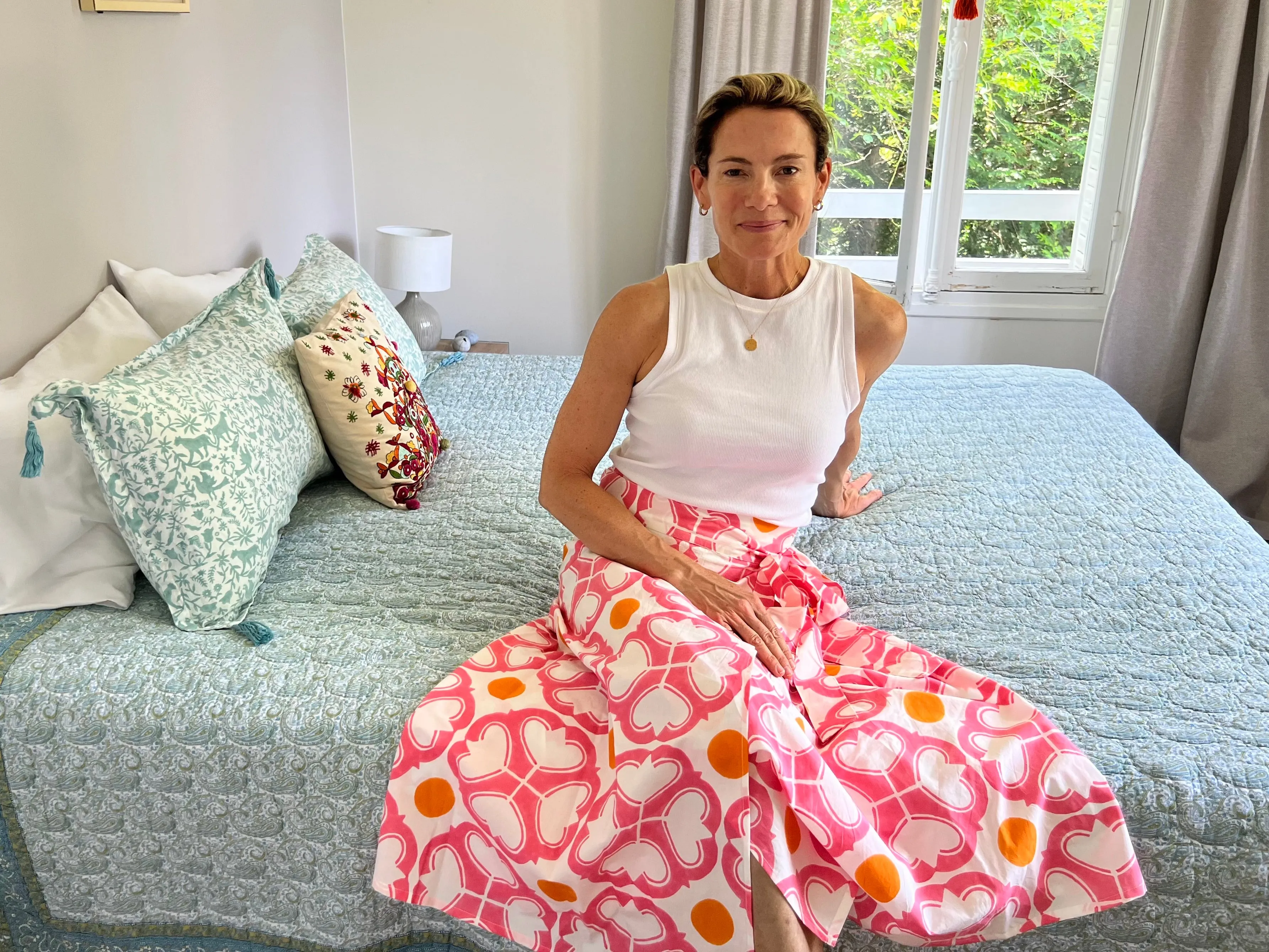Watermelon Condor Wrap Skirt