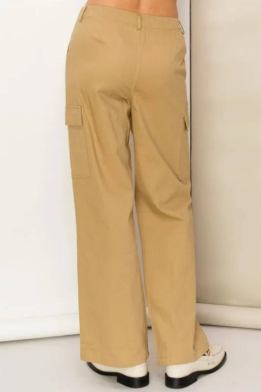 WEEKEND CHILL HIGH WAIST CARGO PANTS