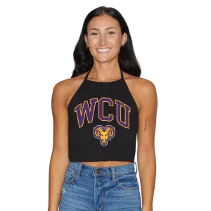 West Chester University Black Halter Top