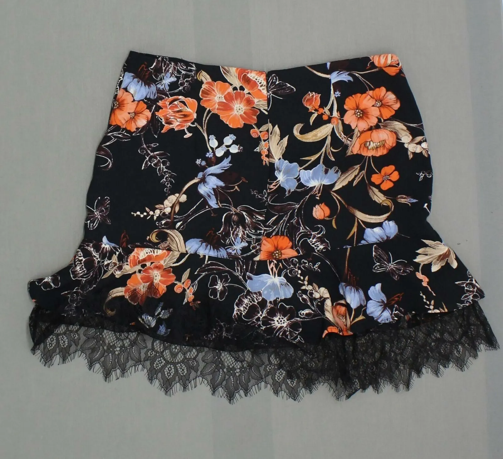 Who What Wear Women's Floral Lace Layered Mini Skirt
