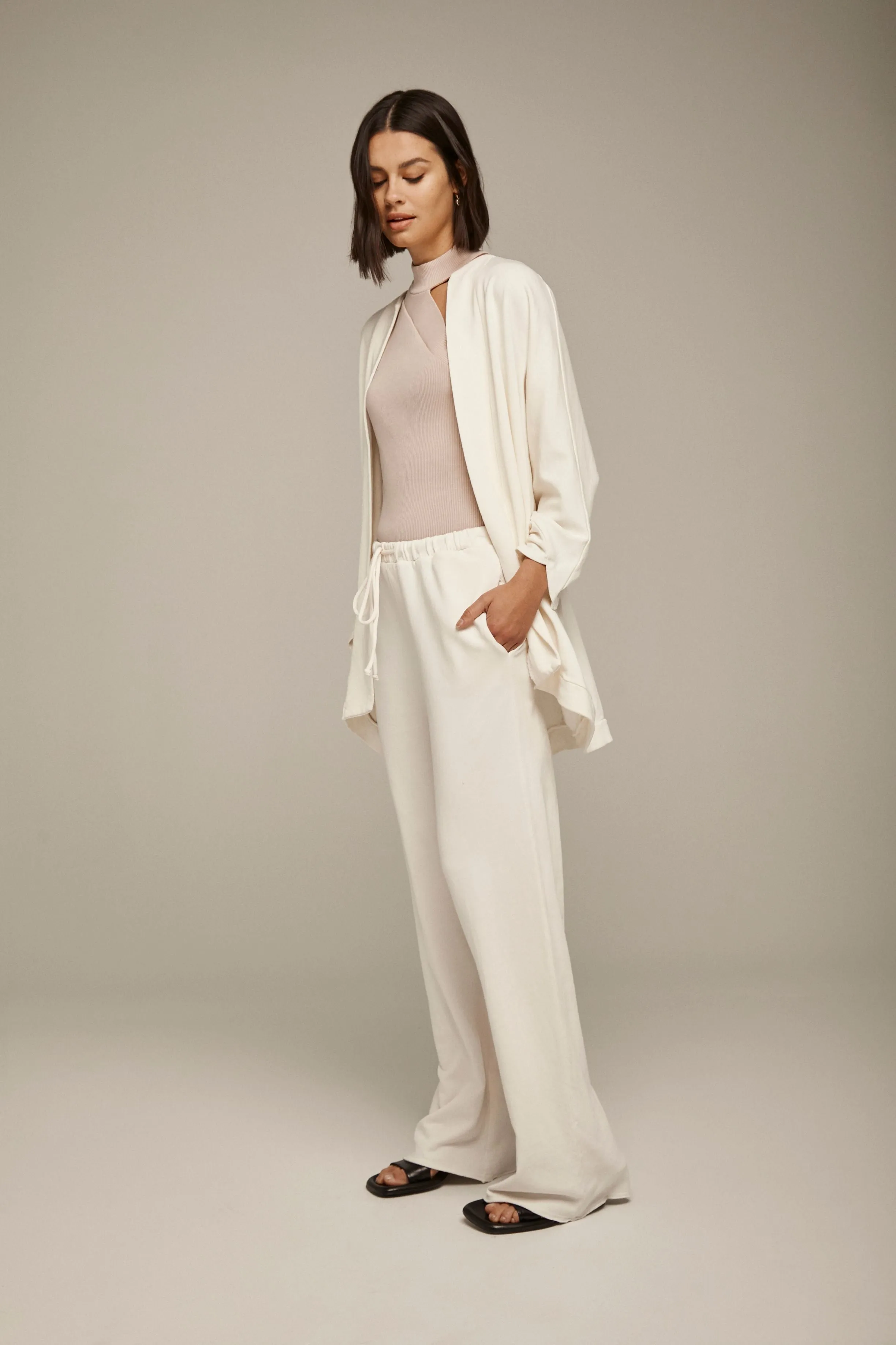 Wide Leg Drawstring Pant