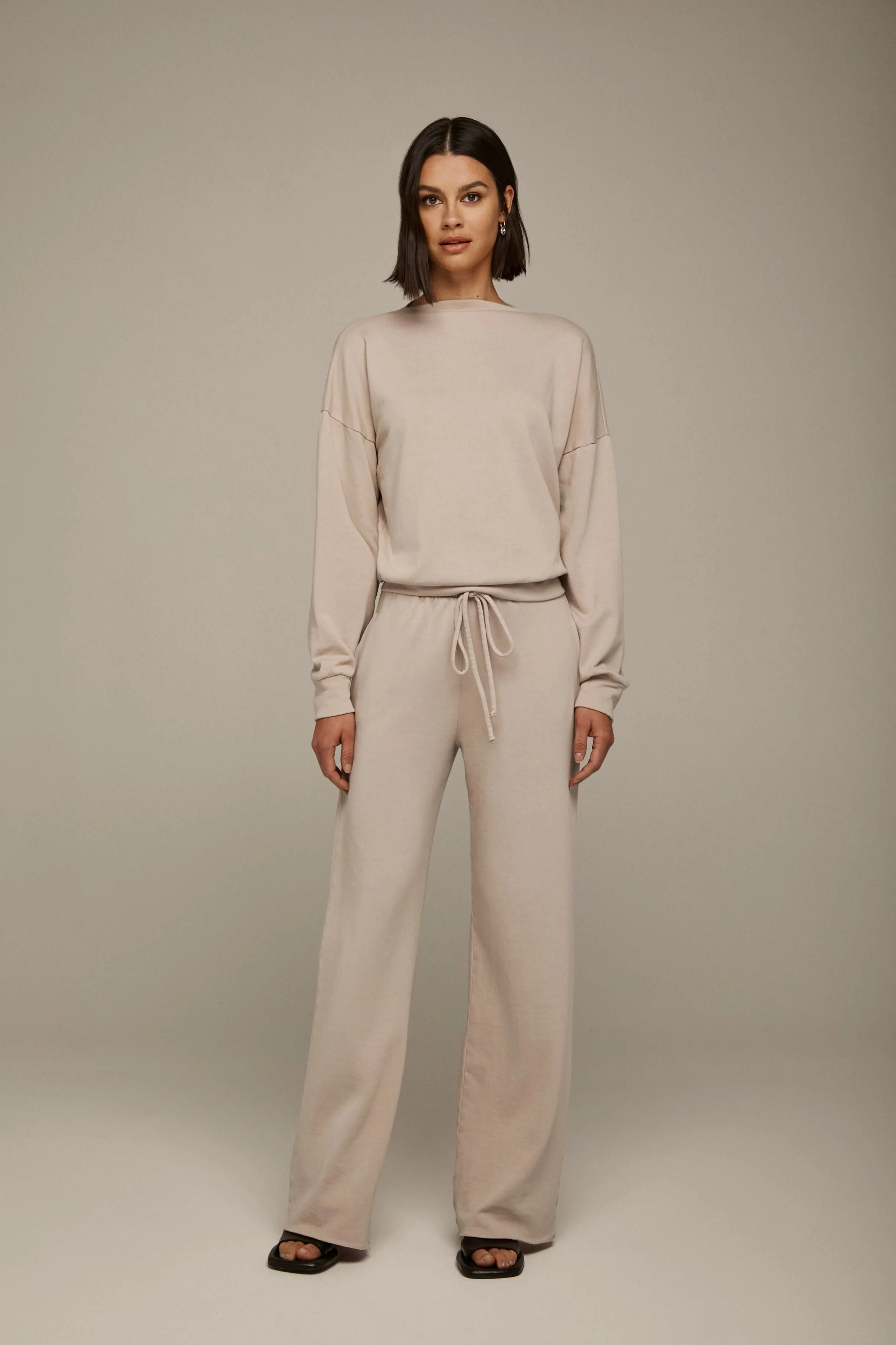 Wide Leg Drawstring Pant