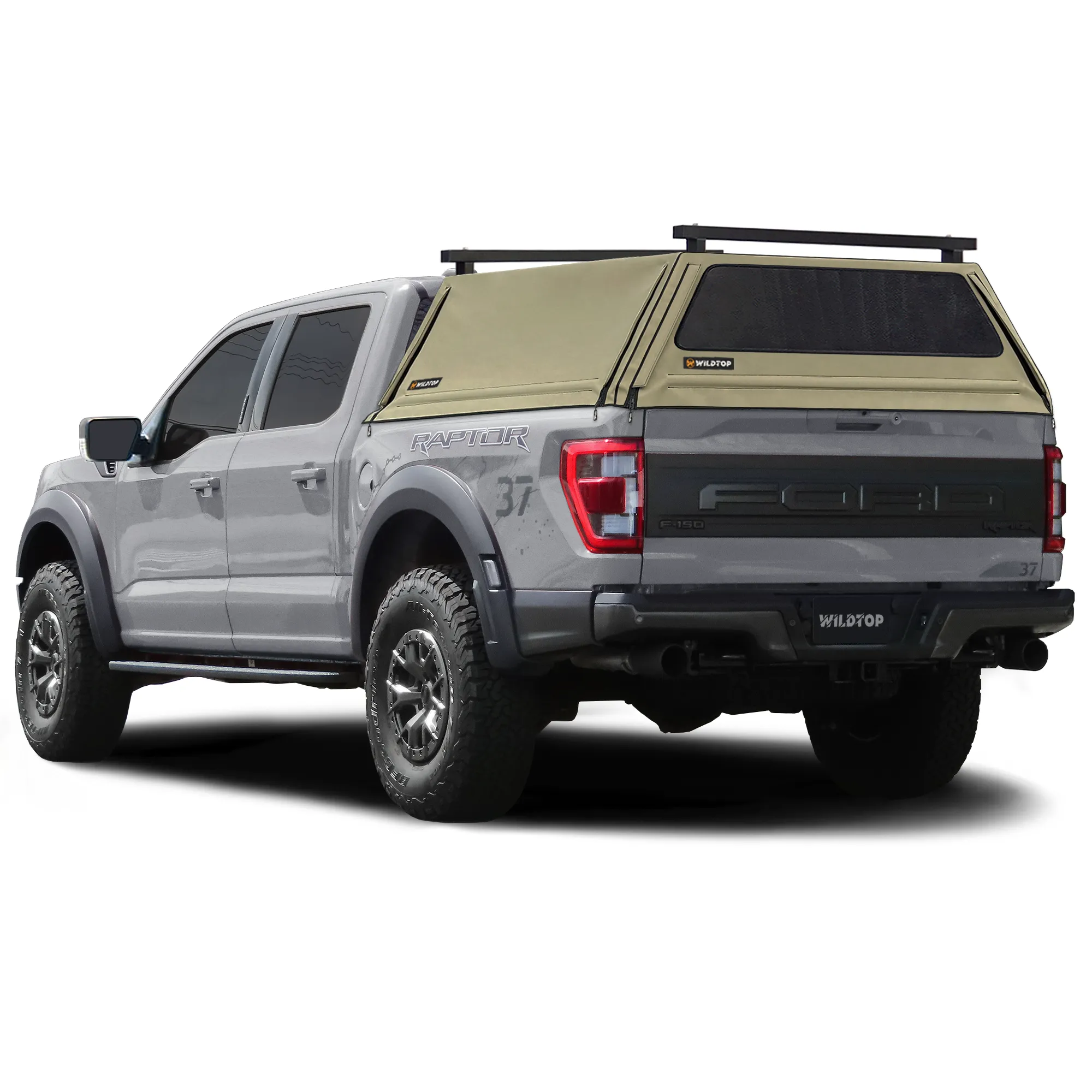 WildTop Soft Truck Cap for 2015-2023 Ford F150 5.5 ft Bed (67.1 in)