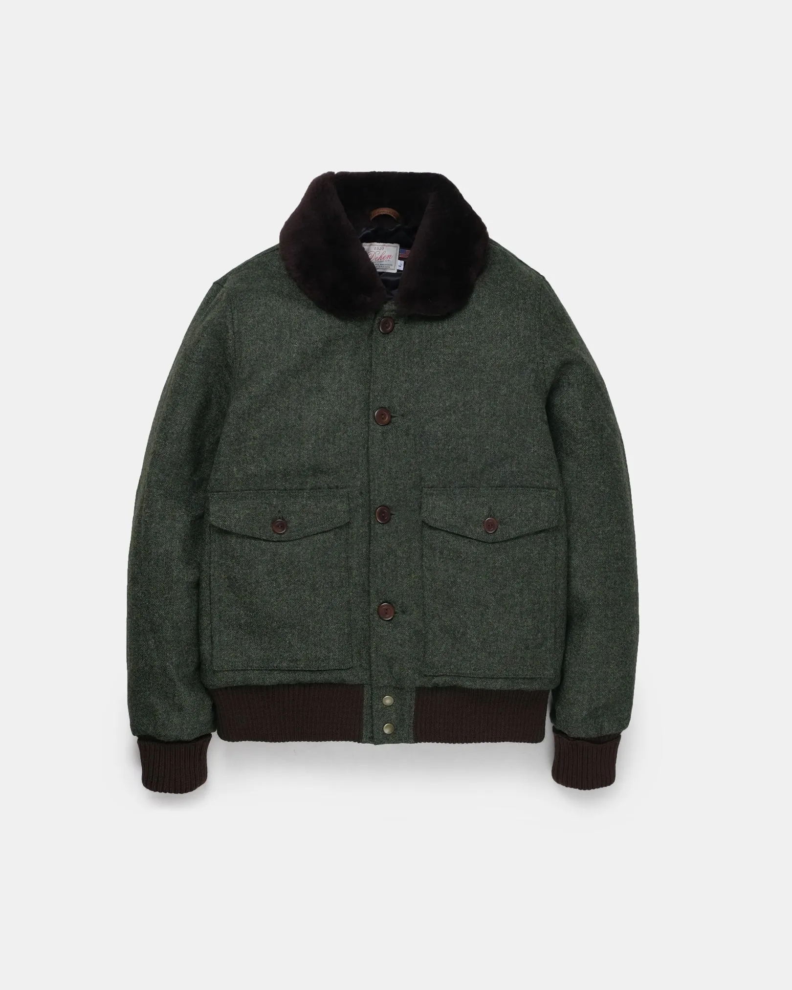 Winston Jacket - Hunter Green / Brown