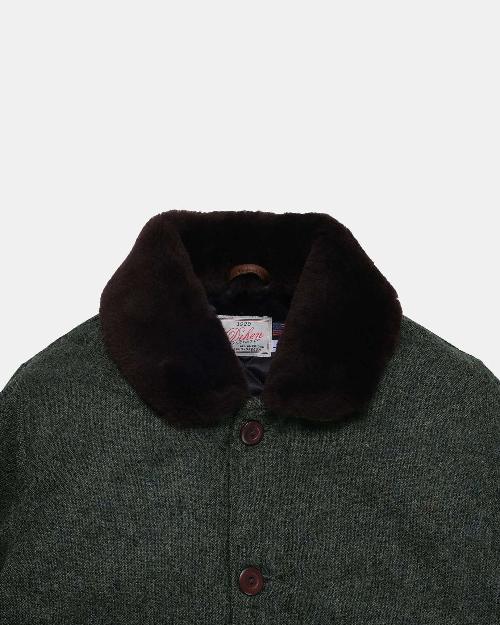 Winston Jacket - Hunter Green / Brown