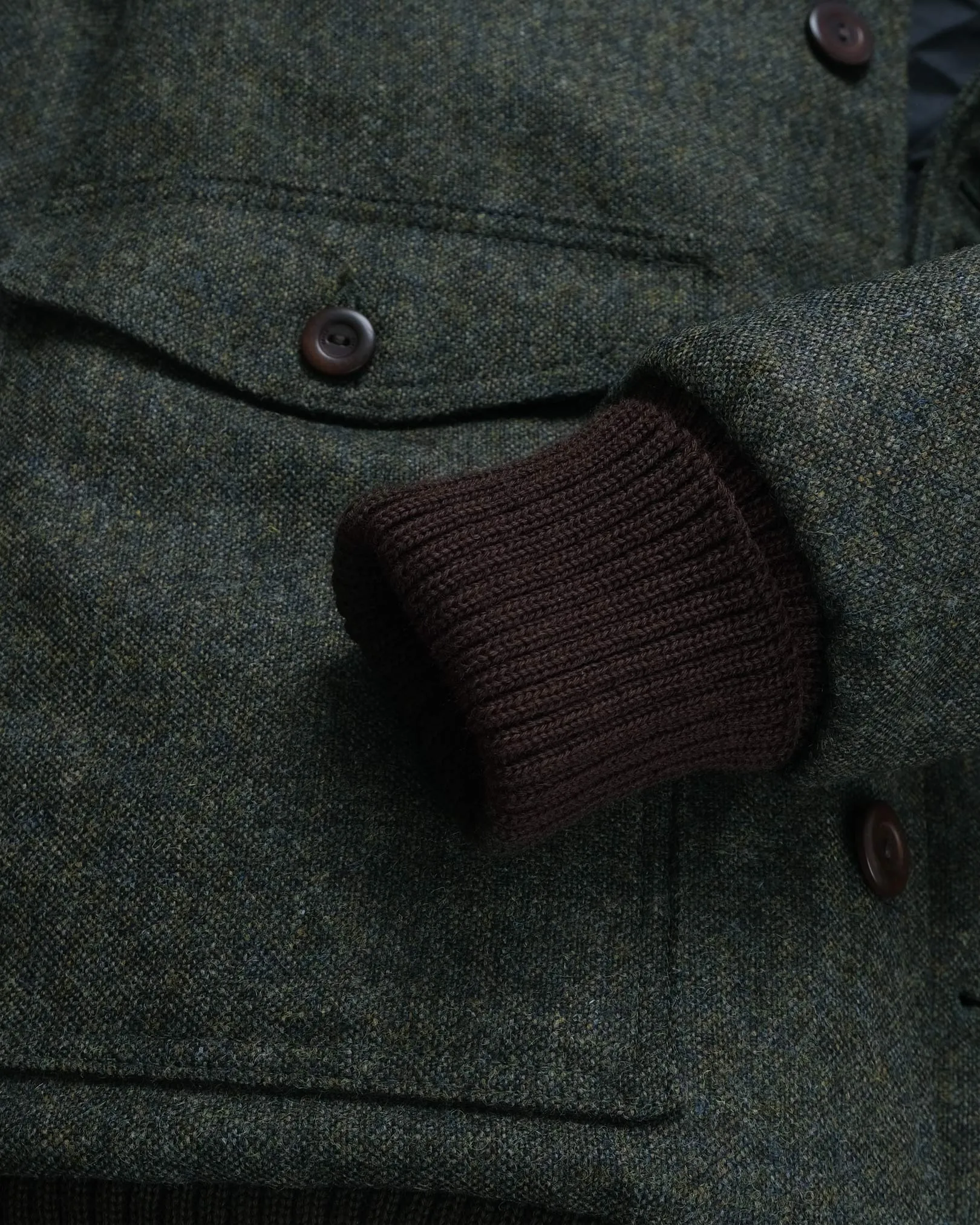 Winston Jacket - Hunter Green / Brown
