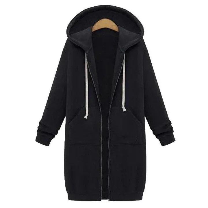 Women's Long Zipper Sweatshirt: Roza