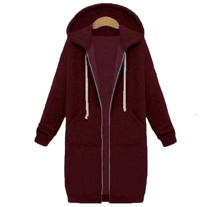 Women's Long Zipper Sweatshirt: Roza