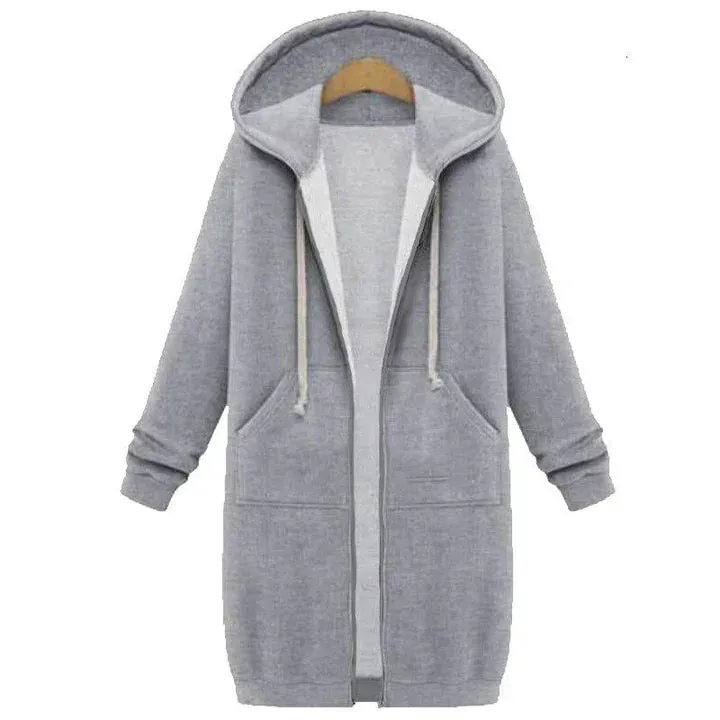 Women's Long Zipper Sweatshirt: Roza