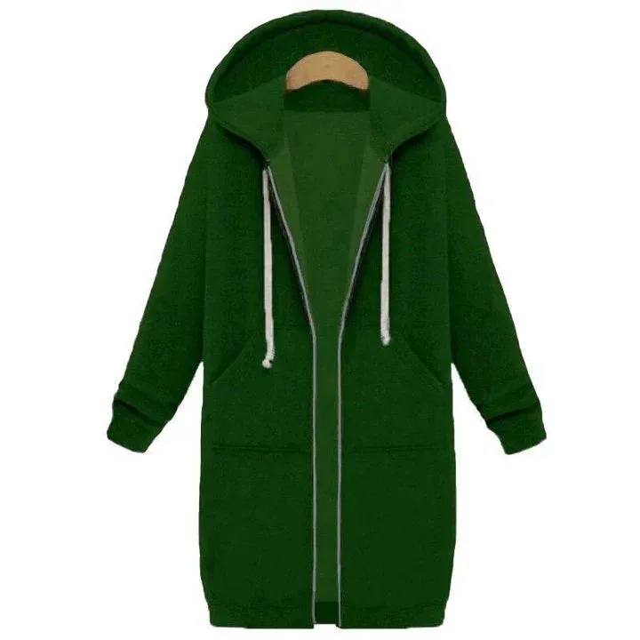 Women's Long Zipper Sweatshirt: Roza